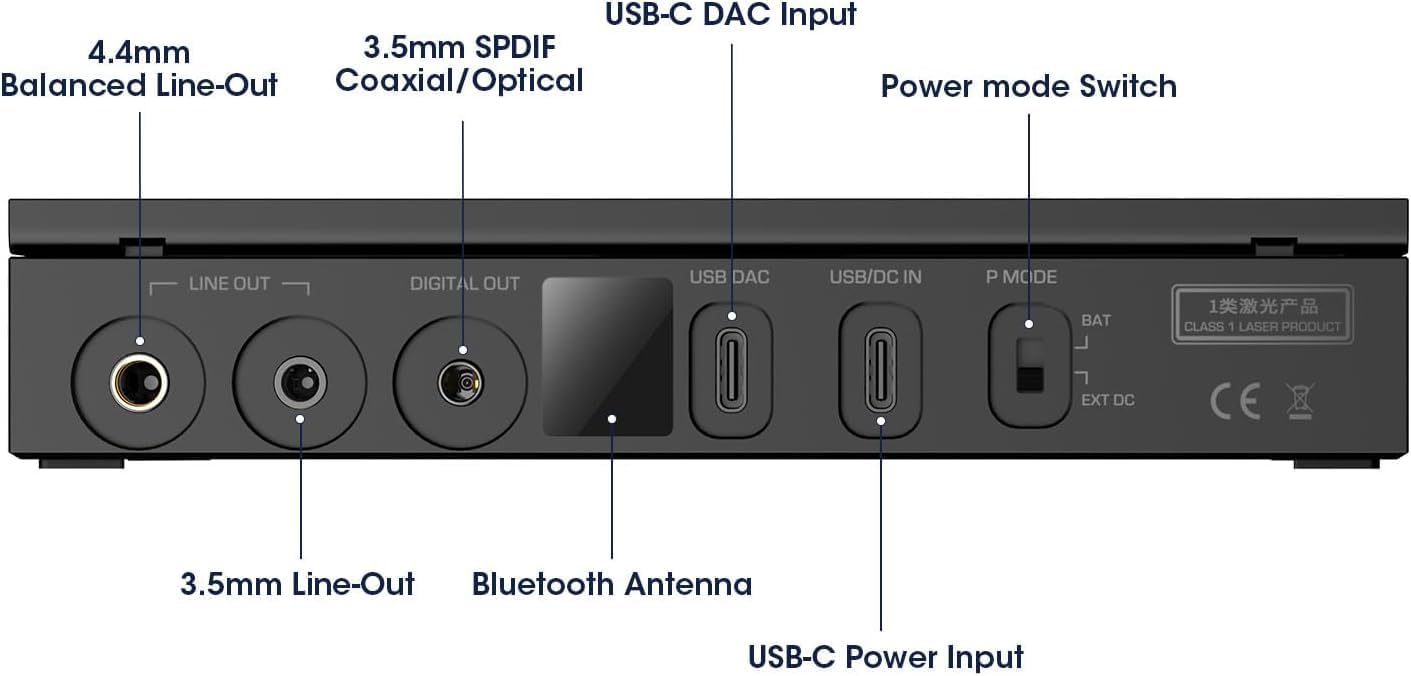 山靈 Shanling EC ZERO T 攜帶式 CD 播放機 | 24bit R2R DAC + 雙真空管混合架構