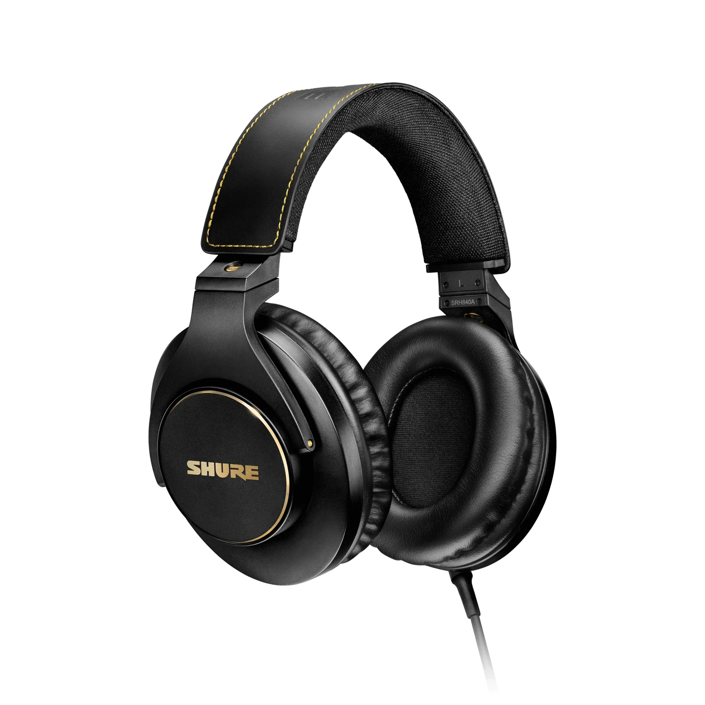 SHURE SRH840A 專業錄音室監聽耳機｜封閉式耳罩｜40mm釹磁鐵單體｜可拆卸式線材