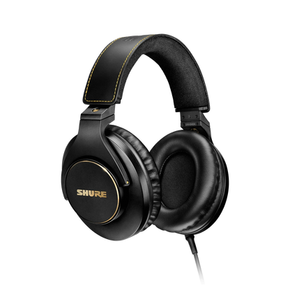 SHURE SRH840A 專業錄音室監聽耳機｜封閉式耳罩｜40mm釹磁鐵單體｜可拆卸式線材