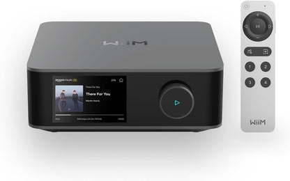 WiiM Amp Ultra 旗艦無線串流綜合擴大機｜100W×2大功率、ESS旗艦DAC、3.5吋觸控螢幕