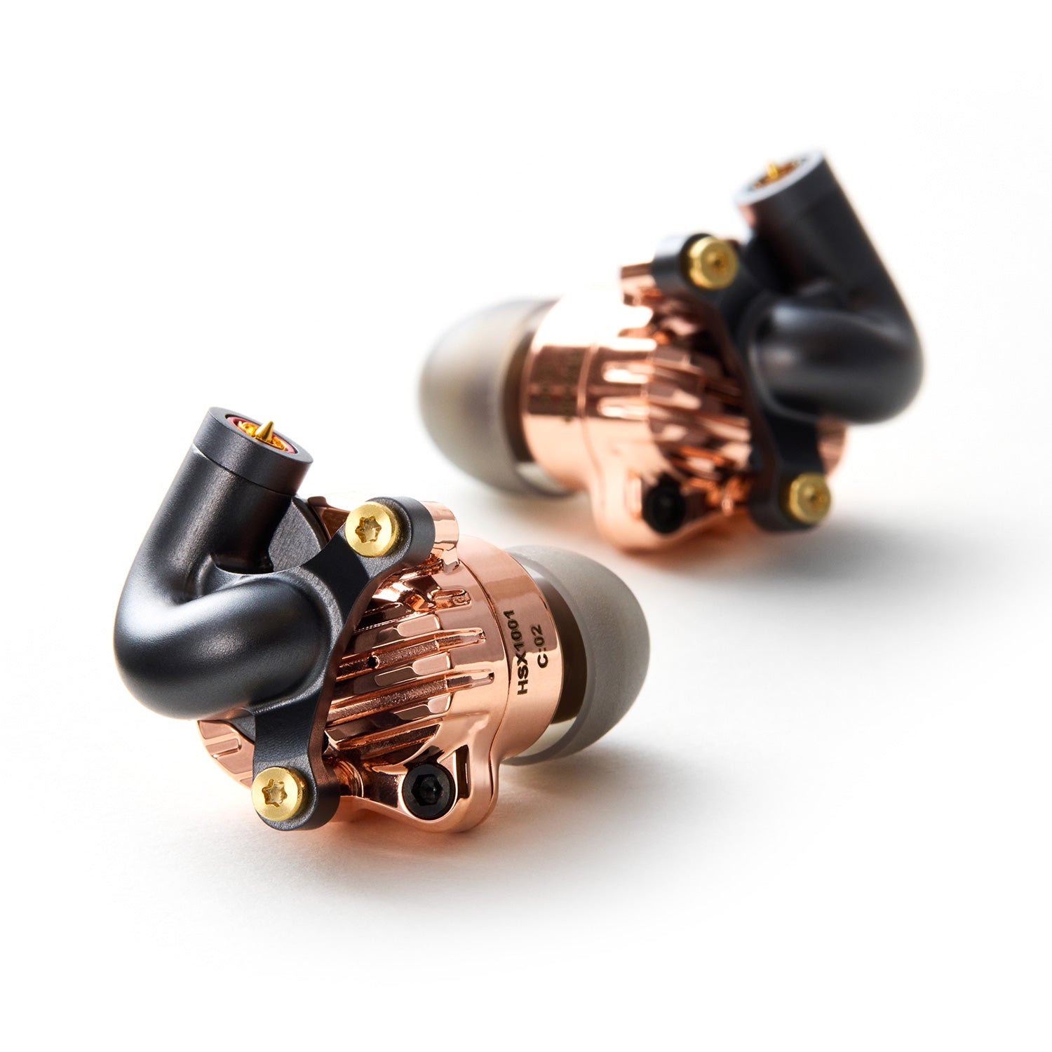 Acoustune HSX1001 (JIN) 進階升級套件組：C:02 黃銅腔體 + M:02 有線模組 耳機升級線 acoustune-hsx1001-c02-module-1
