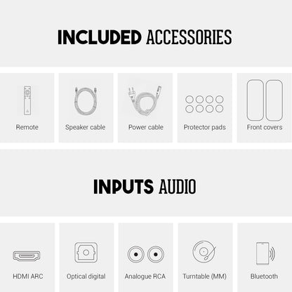 丹麥 Argon Audio Forte A55 MK2 主動式落地喇叭 | HDMI ARC 電視音響 取代Soundbar | 內建黑膠唱放 無線藍牙