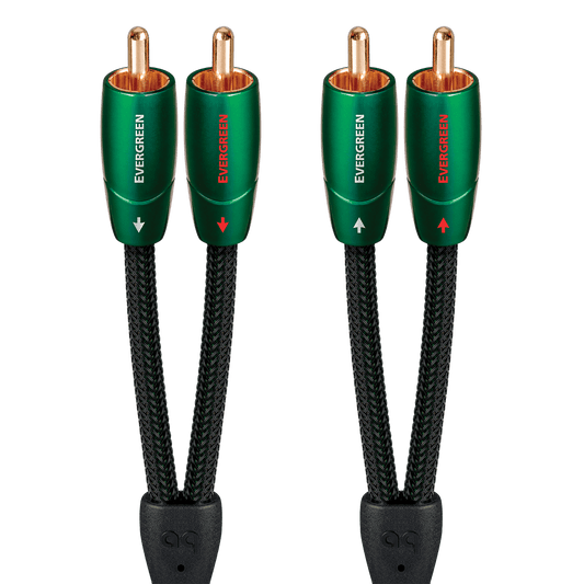 Audioquest Evergreen RCA to RCA 訊號線 | 梅花頭 類比 音源線