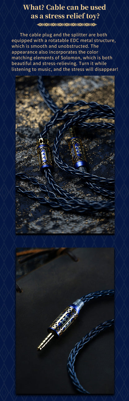 BGVP 聖殿 Temple of God 耳機升級線｜184芯古河單晶銅+單晶銀 8股混編 0.78 2PIN 4.4mm