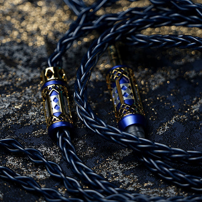 BGVP 聖殿 Temple of God 耳機升級線｜184芯古河單晶銅+單晶銀 8股混編 0.78 2PIN 4.4mm