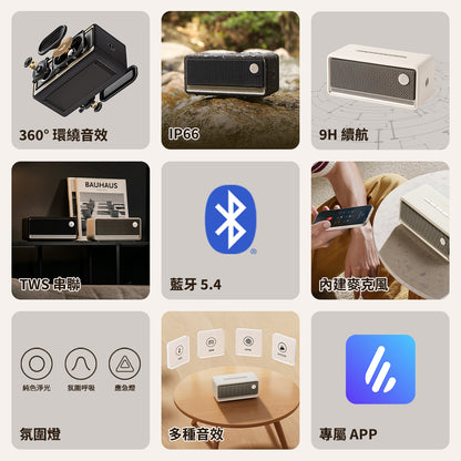 EDIFIER ES60 隨身藍牙喇叭 ｜可雙喇叭立體聲串聯