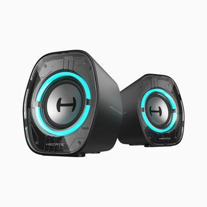 EDIFIER G1000 II 2.0電競遊戲喇叭｜RGB燈效 藍牙5.4 Switch/PS5適用