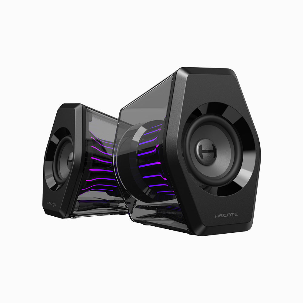 EDIFIER G2000 PRO 2.0 電競遊戲喇叭 | RGB 炫光 模擬 7.1 聲道 | 遊戲音樂電影三模式 藍牙桌面喇叭
