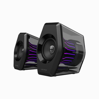 EDIFIER G2000 PRO 2.0 電競遊戲喇叭 | RGB 炫光 模擬 7.1 聲道 | 遊戲音樂電影三模式 藍牙桌面喇叭