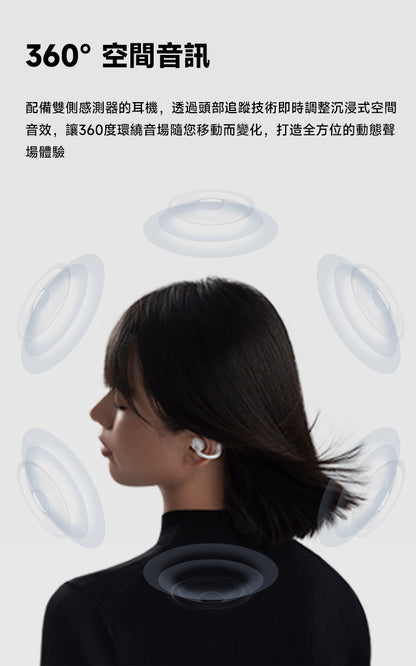 EDIFIER LolliClip 開放式耳夾耳機｜主動降噪ANC 心率血氧監測