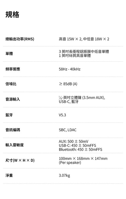 EDIFIER M60 藍牙主動式喇叭