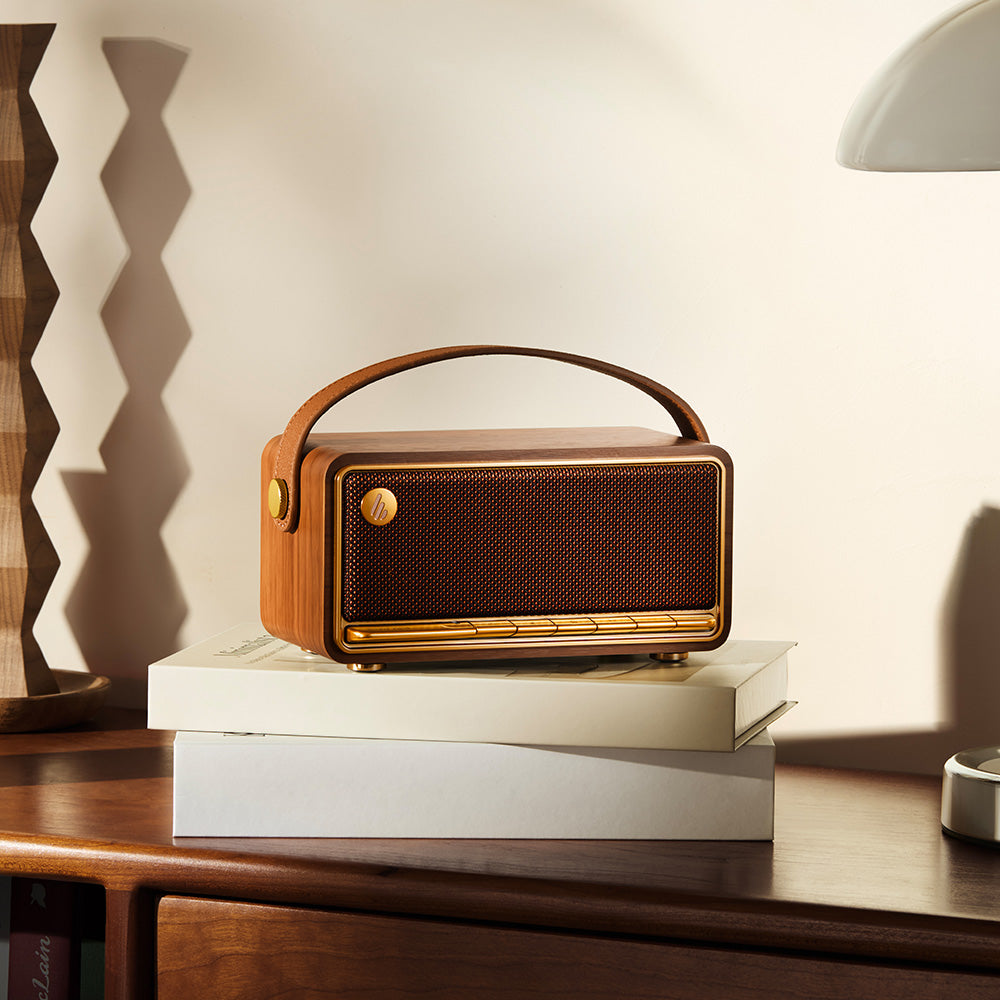 EDIFIER MP330 復古藍牙隨身音箱 | 40W功率 | 19小時續航 | 手提設計