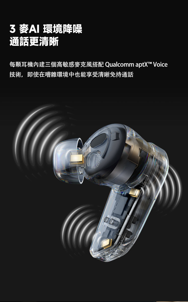 EDIFIER S10 真無線藍牙耳機 | 12mm 平面振膜 Hybrid ANC Hi-Res 認證