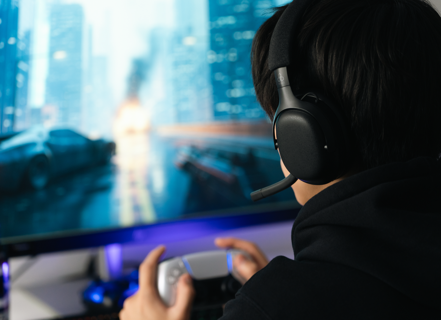 final VR3000 EX 電競耳罩式耳機 | 附2.4G低延遲USB發射器 腳步模式