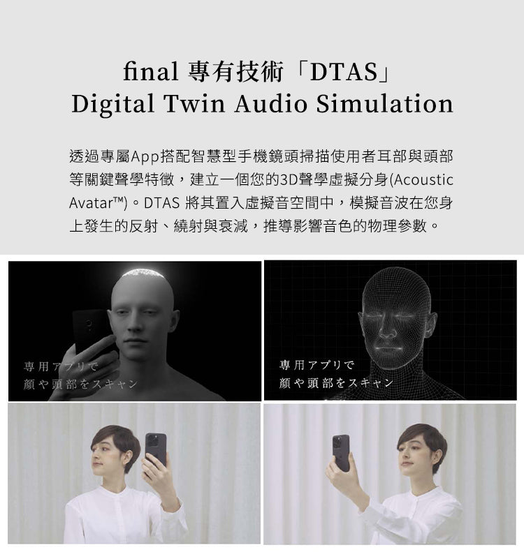 final TONALITE 主動降噪真無線藍牙耳機｜APP個人專屬DTAS調音｜f-CORE旗艦動圈單體｜藍牙6.0