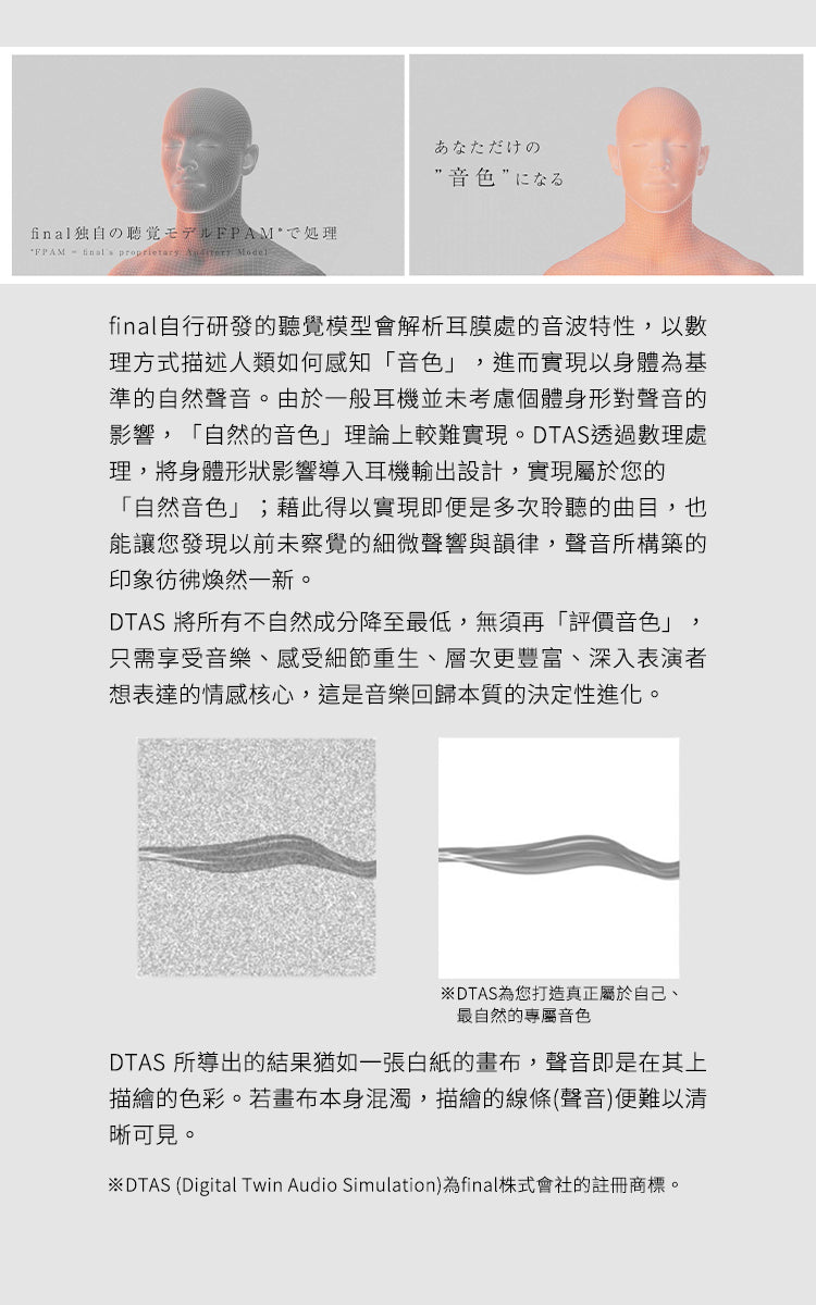 final TONALITE 主動降噪真無線藍牙耳機｜APP個人專屬DTAS調音｜f-CORE旗艦動圈單體｜藍牙6.0