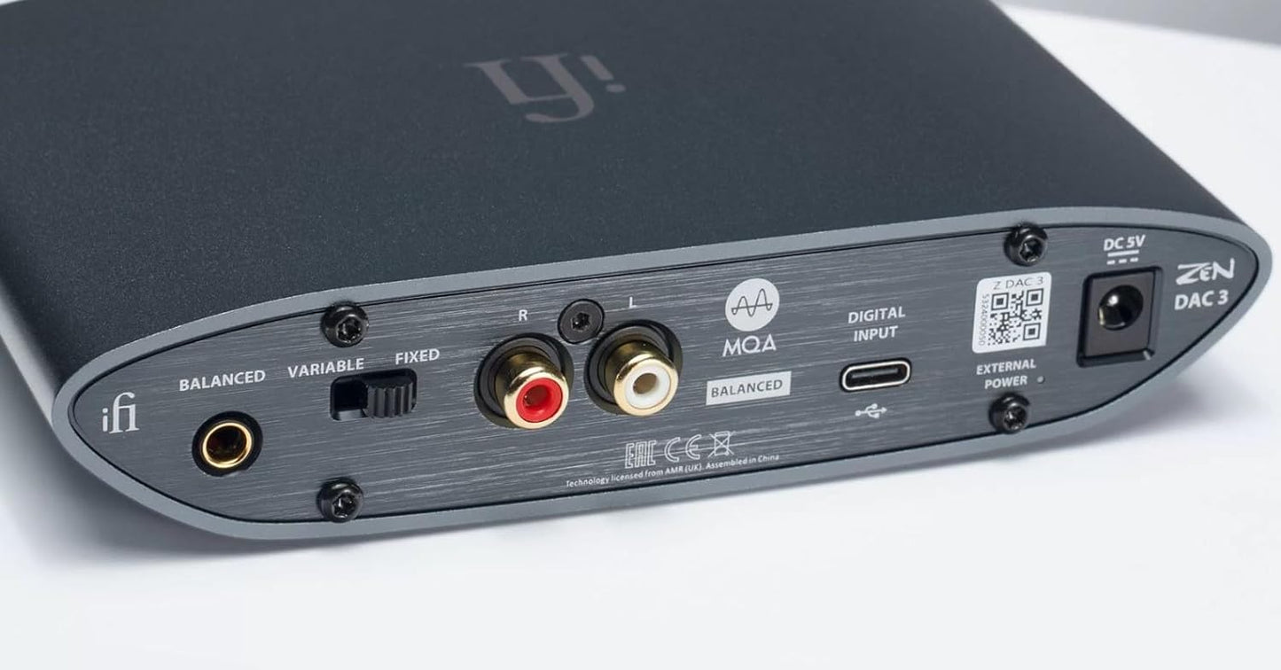 iFi Audio Zen DAC 3 | USB DAC 耳機擴大機 一體機 | 第三代 V3 新版 搭載 USB-C