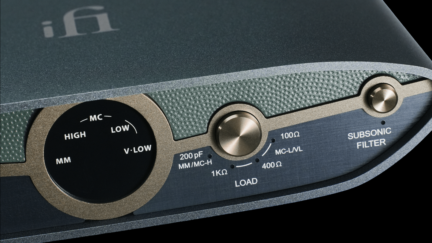 英國 iFi Audio ZEN Phono 3 唱頭放大器 | MM/MC 36-72dB增益 黑膠唱放