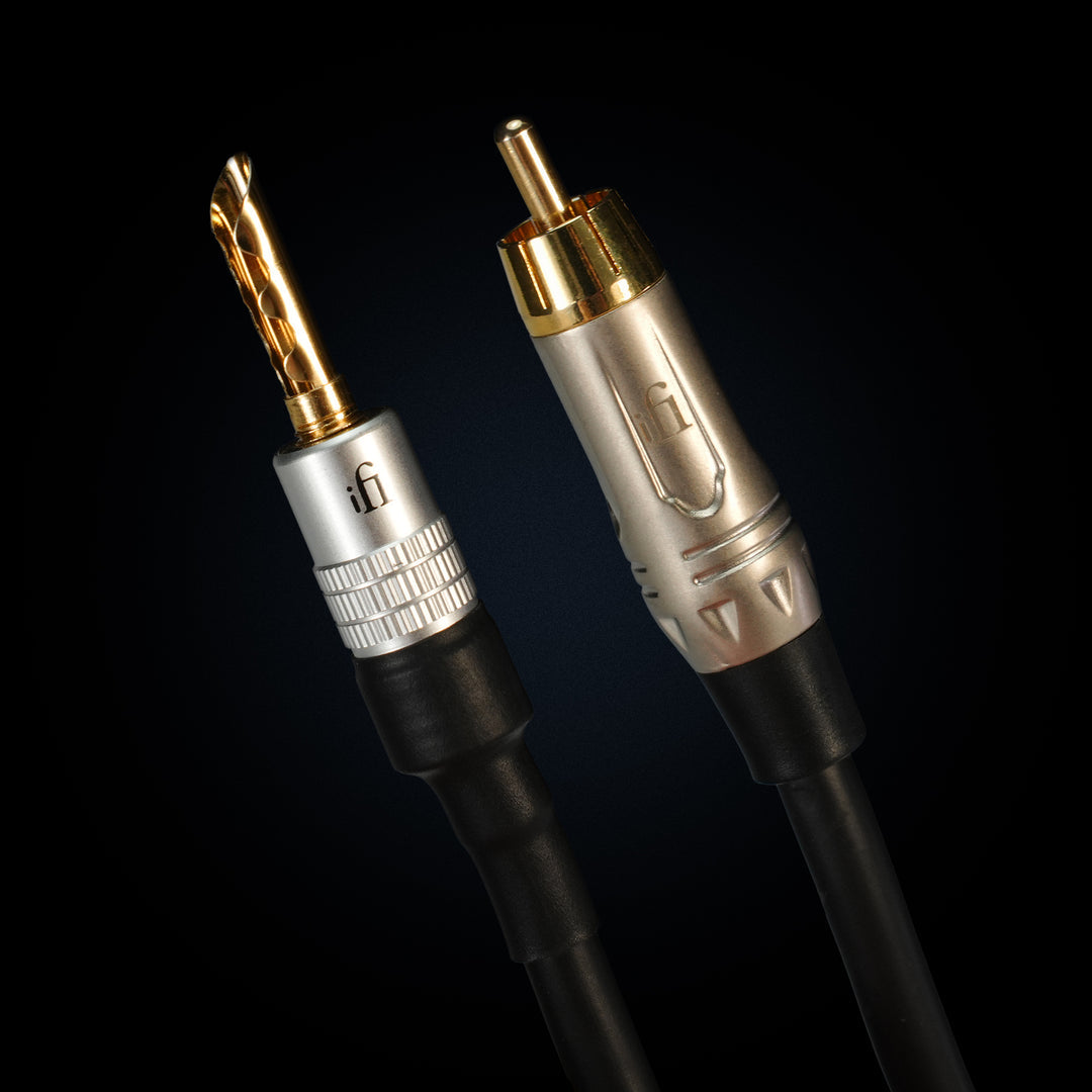 iFi SilentPower Groundhog+ 接地線材組｜雜訊消除｜USB-A RCA 3.5mm Y插 香蕉插｜鋁合金