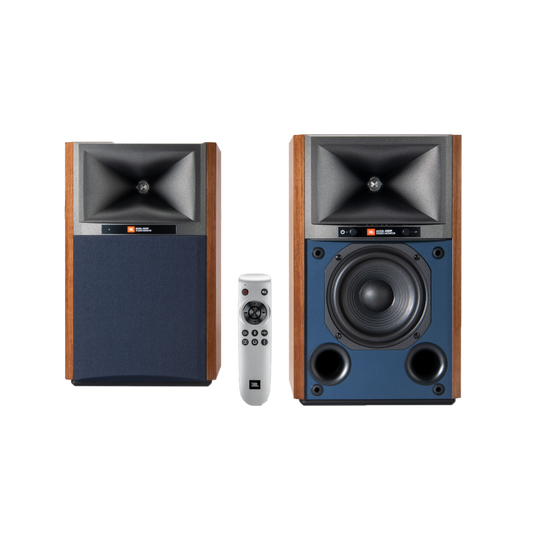 JBL 4305P 主動式監聽喇叭 | 5.25吋書架喇叭 | 內建300W擴大機 HDI號角高音 | Chromecast/AirPlay 2