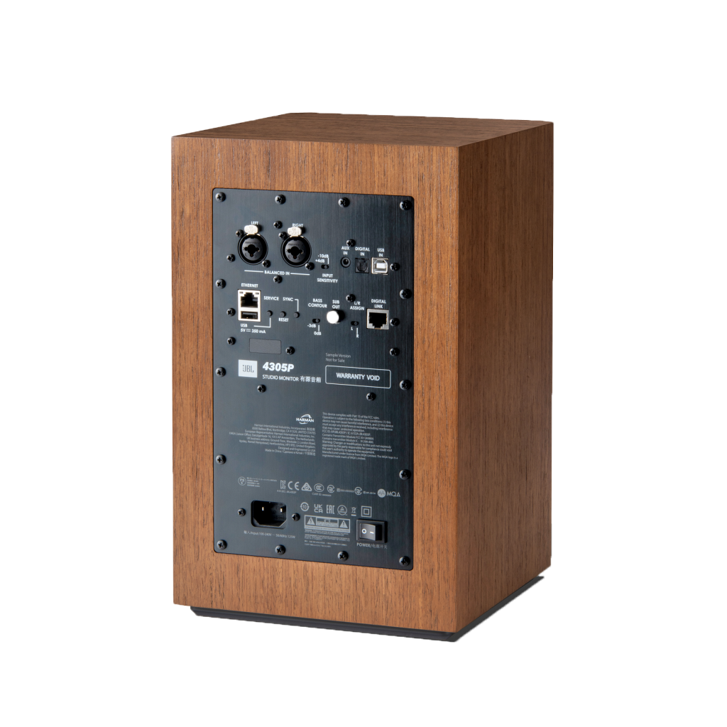 JBL 4305P 主動式監聽喇叭 | 5.25吋書架喇叭 | 內建300W擴大機 HDI號角高音 | Chromecast/AirPlay 2