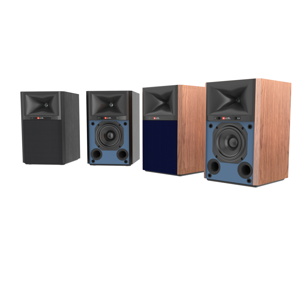 JBL 4305P 主動式監聽喇叭 | 5.25吋書架喇叭 | 內建300W擴大機 HDI號角高音 | Chromecast/AirPlay 2