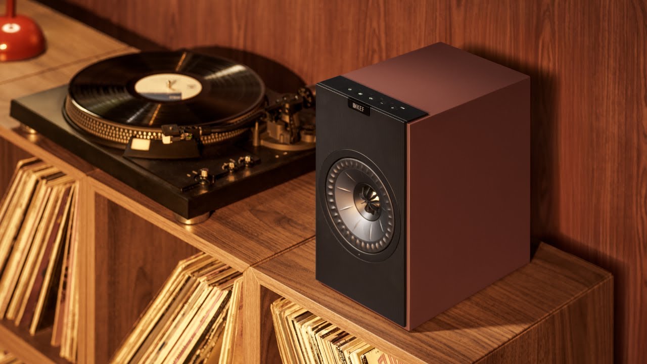 KEF Coda W 主動式書架喇叭 | 12代Uni-Q 同軸單體 | 無線藍牙5.4 aptX無損 | HDMI ARC 電視音響 | 內建唱頭放大