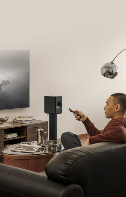 KEF Coda W 主動式書架喇叭 | 12代Uni-Q 同軸單體 | 無線藍牙5.4 aptX無損 | HDMI ARC 電視音響 | 內建唱頭放大