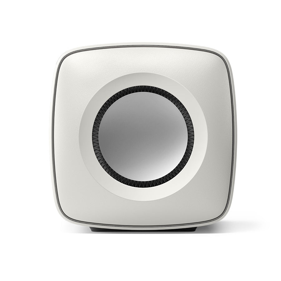 KEF KC62 重低音喇叭 超低音喇叭 礦石白 主動式超低音 kef-kc62-subwoofer-white