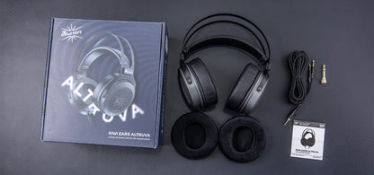 Kiwi Ears Altruva 開放式耳機｜50mm 動圈單體 監聽級調音 32Ω 木質耳罩耳機