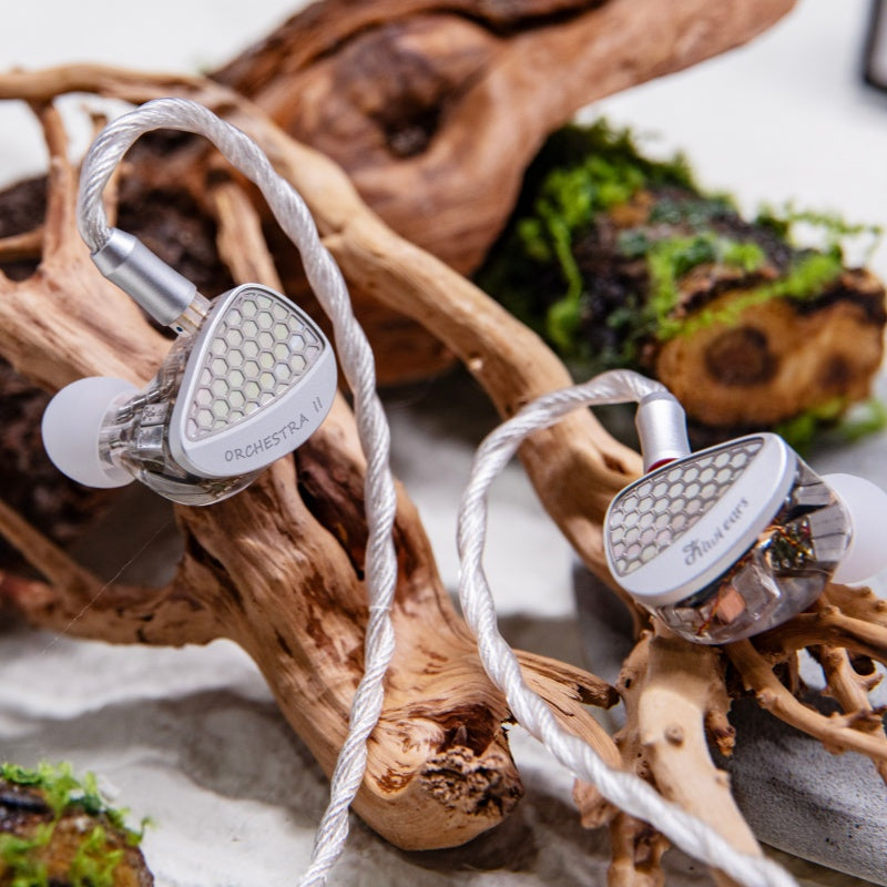 Kiwi Ears Orchestra II 入耳式耳機｜客製化 10 動鐵單體｜透明外殼｜3.5mm + 4.4mm IEM