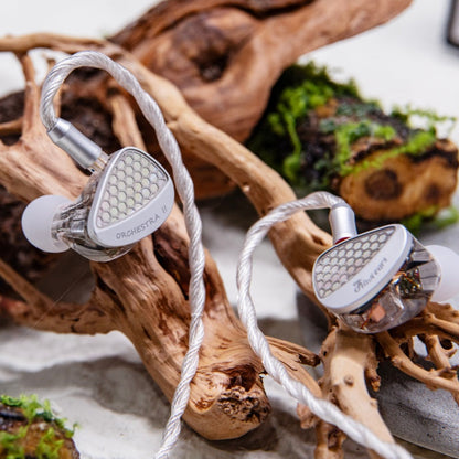 Kiwi Ears Orchestra II 入耳式耳機｜客製化 10 動鐵單體｜透明外殼｜3.5mm + 4.4mm IEM