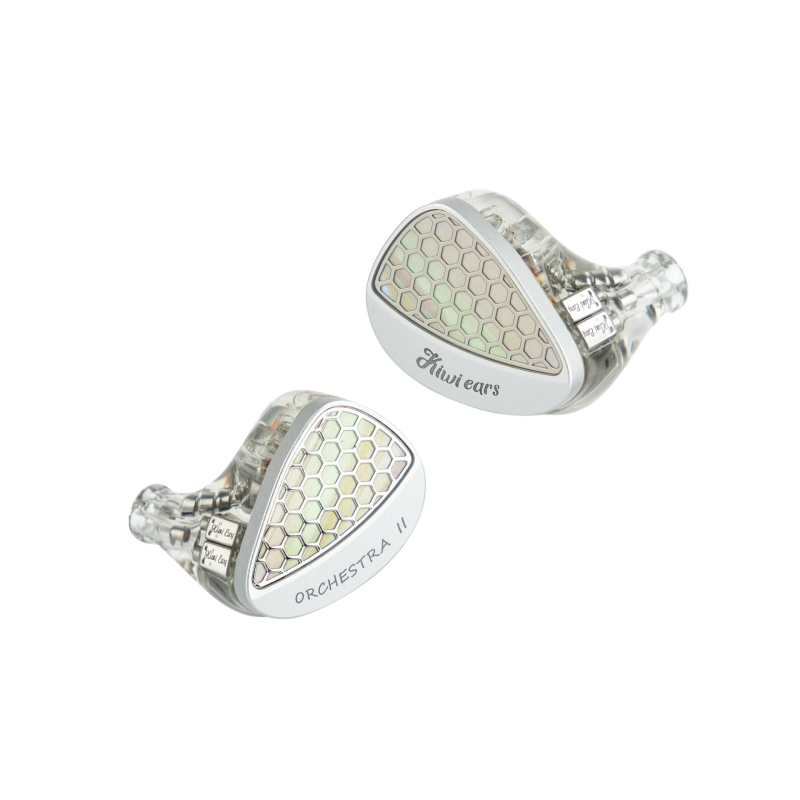 Kiwi Ears Orchestra II 入耳式耳機｜客製化 10 動鐵單體｜透明外殼｜3.5mm + 4.4mm IEM