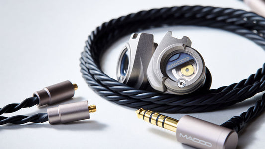 MADOO Typ930 入耳式耳機｜Ortho Dual Motion平板單體｜無導管動鐵超高音｜鈦殼藍寶石面板