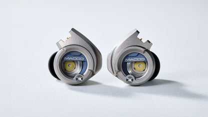 MADOO Typ930 入耳式耳機｜Ortho Dual Motion平板單體｜無導管動鐵超高音｜鈦殼藍寶石面板