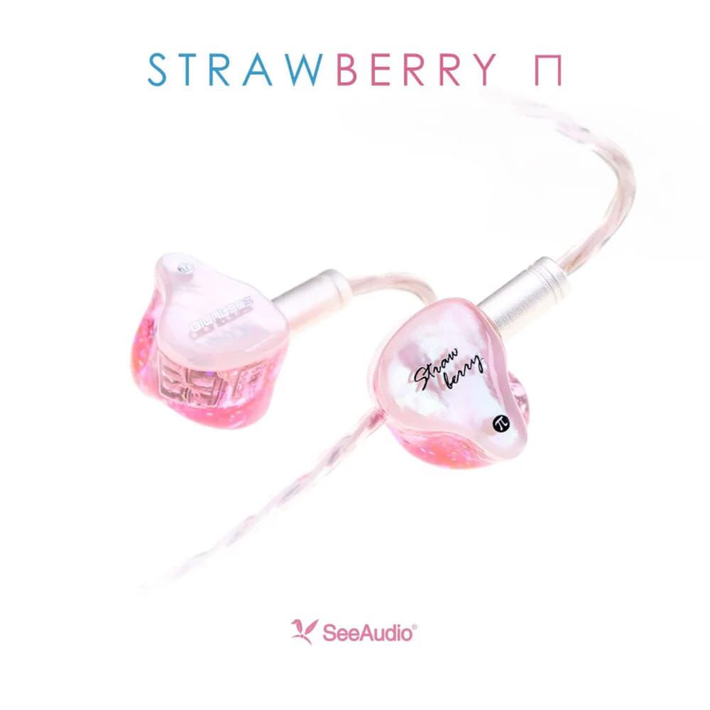 See Audio STRAWBERRY π 草莓派 6BA 動鐵入耳式耳機 | 人聲特調 | Lynx升級線