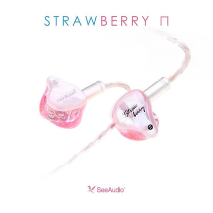 See Audio STRAWBERRY π 草莓派 6BA 動鐵入耳式耳機 | 人聲特調 | Lynx升級線