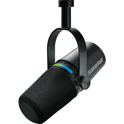 SHURE MV7i 智慧麥克風＆錄音介面｜支援 6.3mm XLR｜內建 USB-C 雙通道錄音介面