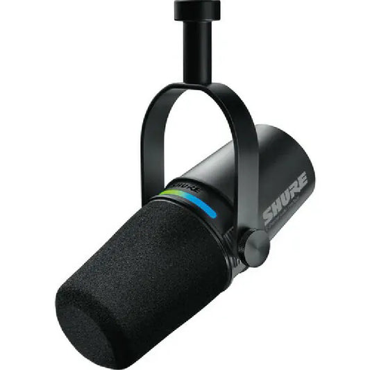 SHURE MV7i 智慧麥克風＆錄音介面｜支援 6.3mm XLR｜內建 USB-C 雙通道錄音介面