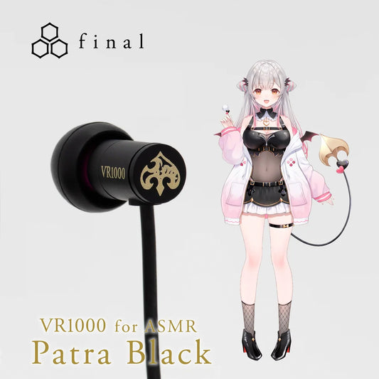 final VR1000 for ASMR 有線耳機｜周防パトラ聯名 Patra White Patra Black｜沉浸式體驗