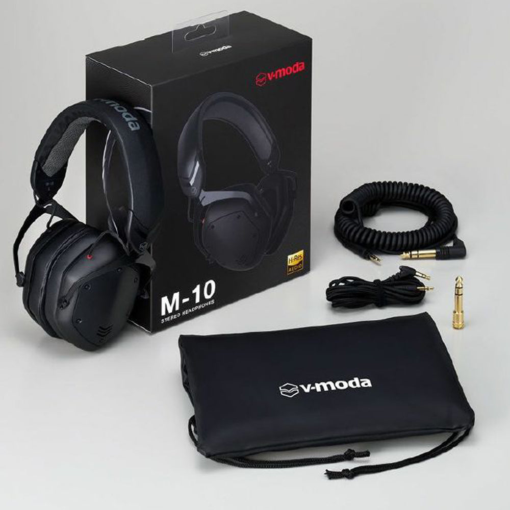 V-MODA M-10 專業DJ監聽耳罩式耳機｜50mm雙振膜單體｜封閉式