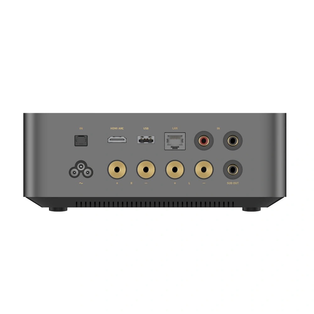 WiiM Amp Ultra 旗艦無線串流綜合擴大機｜100W×2大功率、ESS旗艦DAC、3.5吋觸控螢幕