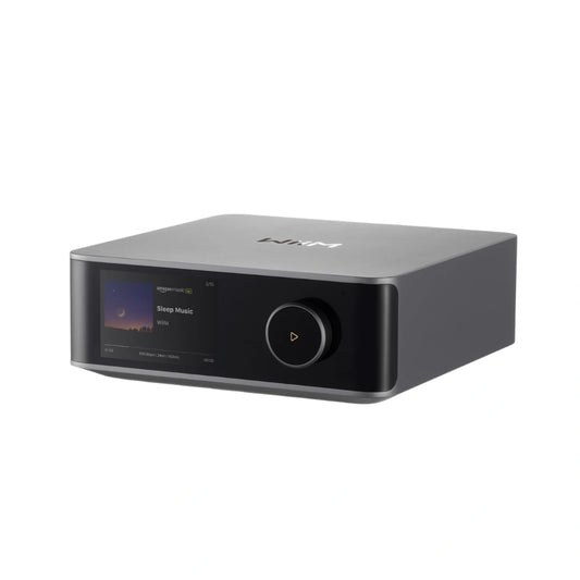 WiiM Amp Ultra 旗艦無線串流綜合擴大機｜100W×2大功率、ESS旗艦DAC、3.5吋觸控螢幕