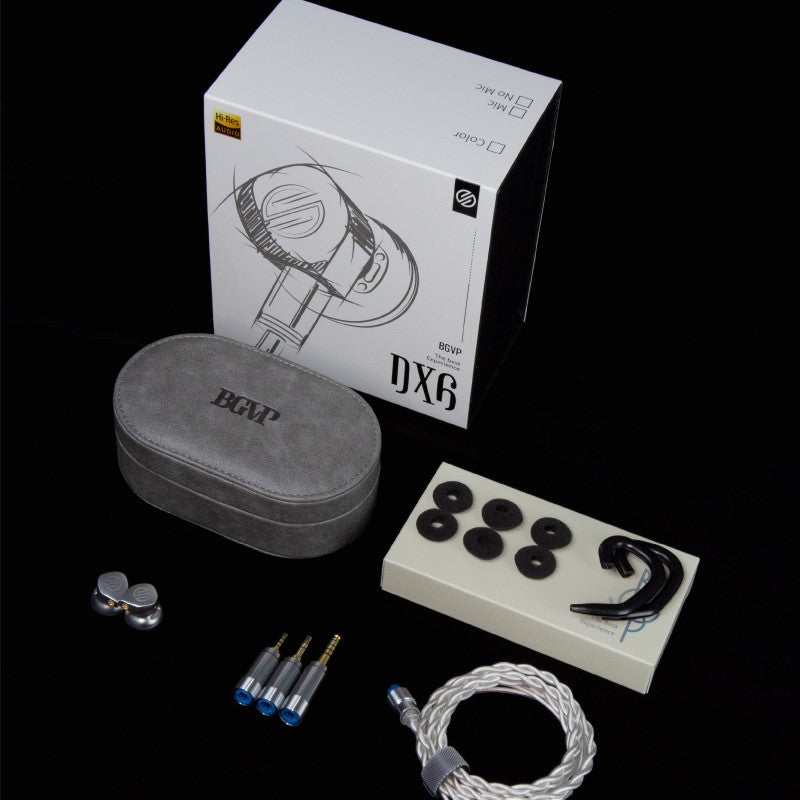 BGVP DX6 旗艦級平頭耳塞 MMCX可換線 動圈耳機