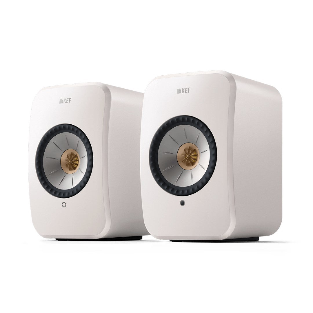 KEF LSX II 主動式DSP無線喇叭 礦石白