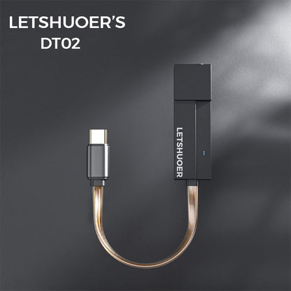LETSHUOER 鑠耳聲學 DT02 平衡耳擴DAC 3.5mm 2.5mm 雙接口
