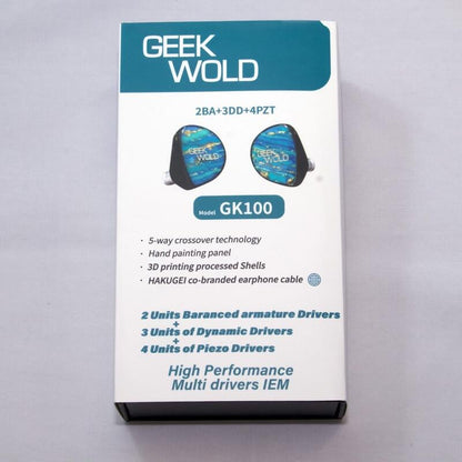 Geek Wold GK100 入耳式耳機 陶瓷壓電 九單體